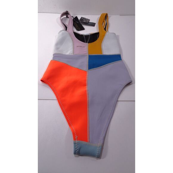 Cynthia Rowley Prism Color Block One Piece Swim Suit Sz XS NWT 298 - Picture 3 of 8